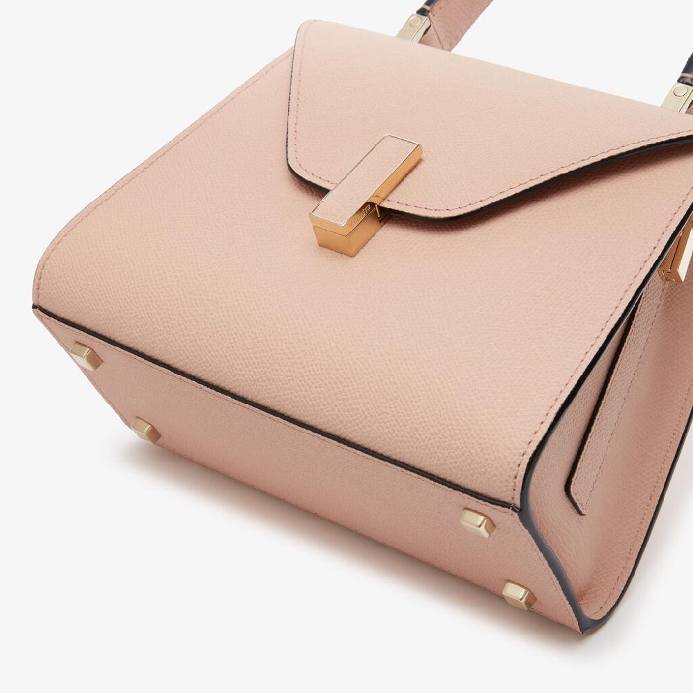 Valextra Borsa A Mano Iside Mini | Pelle Di Vitello Millepunte | Rosa Bonne Mine | Valextra