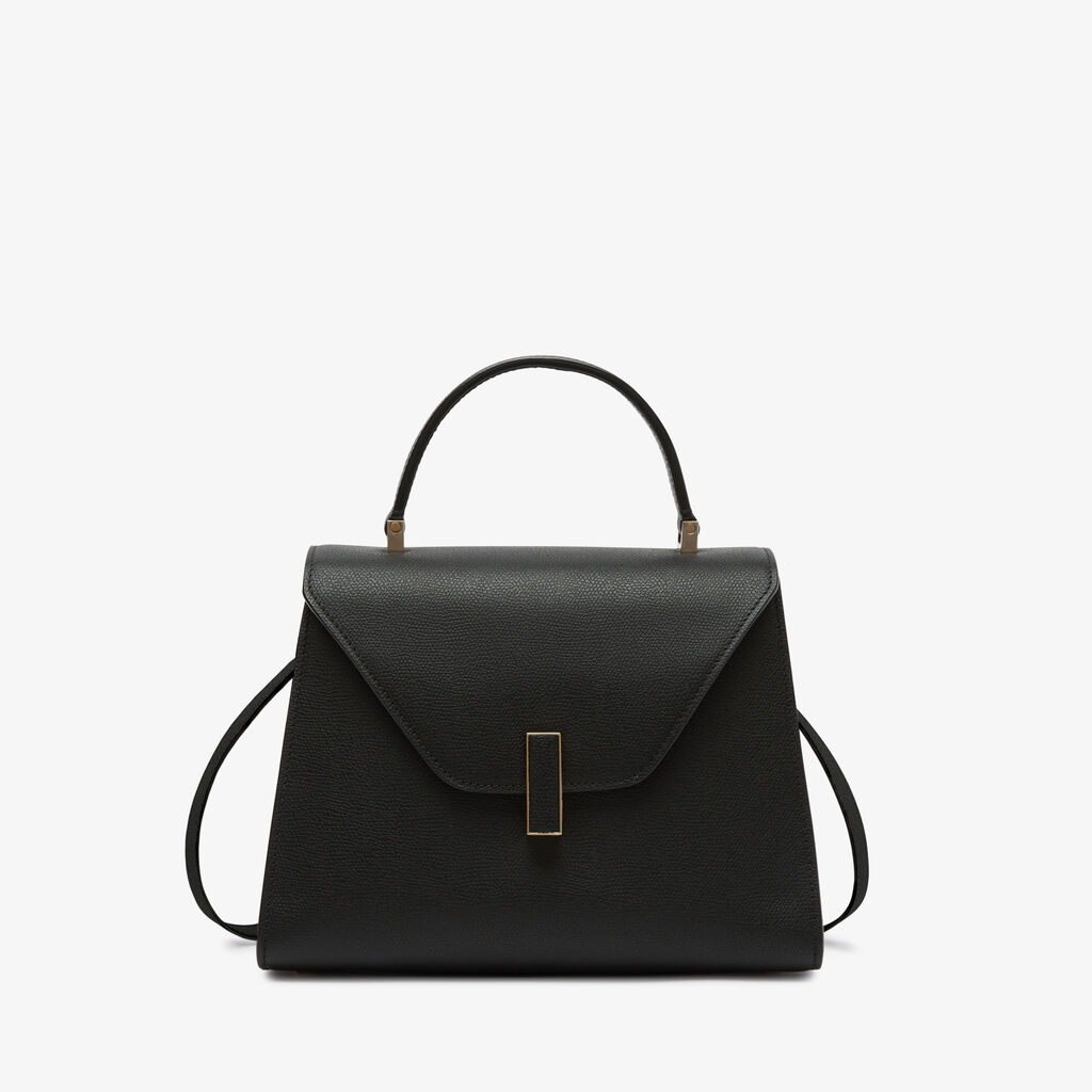 Valextra Borsa a mano Media in Pelle Nera | Valextra Iside