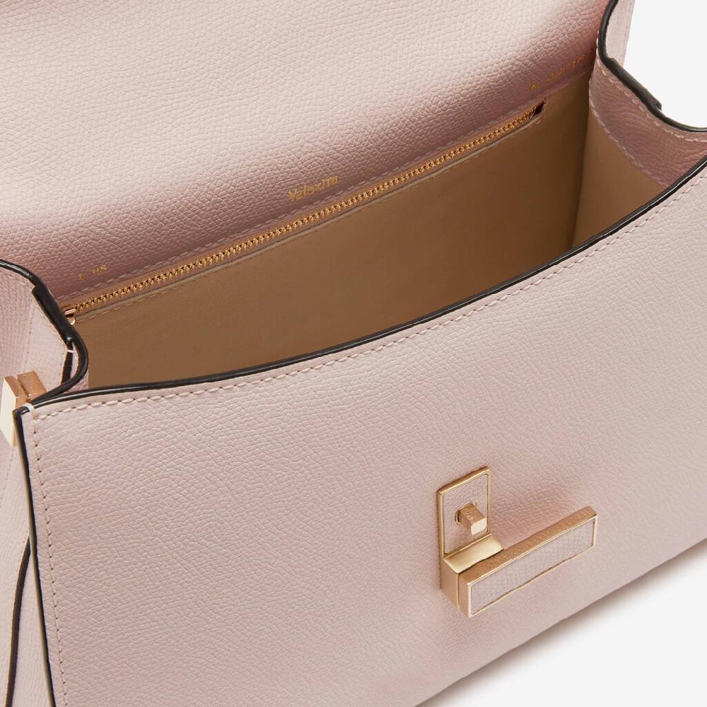 Valextra Borsa A Mano Media In Pelle Rosa Chiara | Valextra Iside