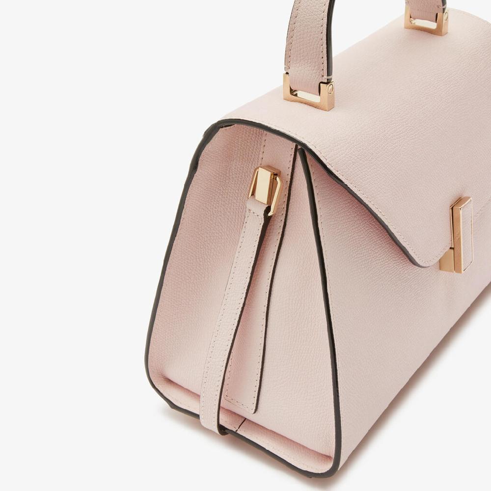 Valextra Borsa A Mano Media In Pelle Rosa Chiara | Valextra Iside