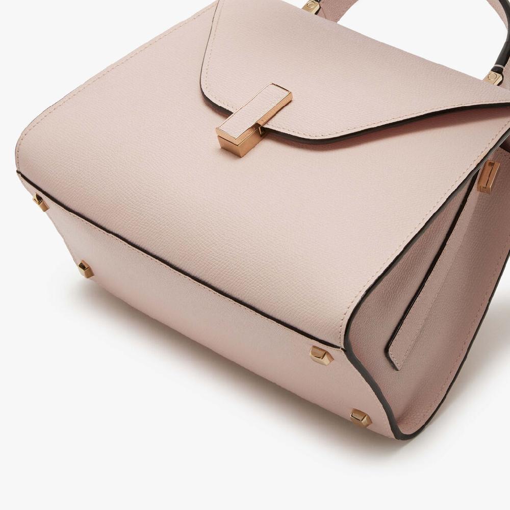 Valextra Borsa A Mano Media In Pelle Rosa Chiara | Valextra Iside