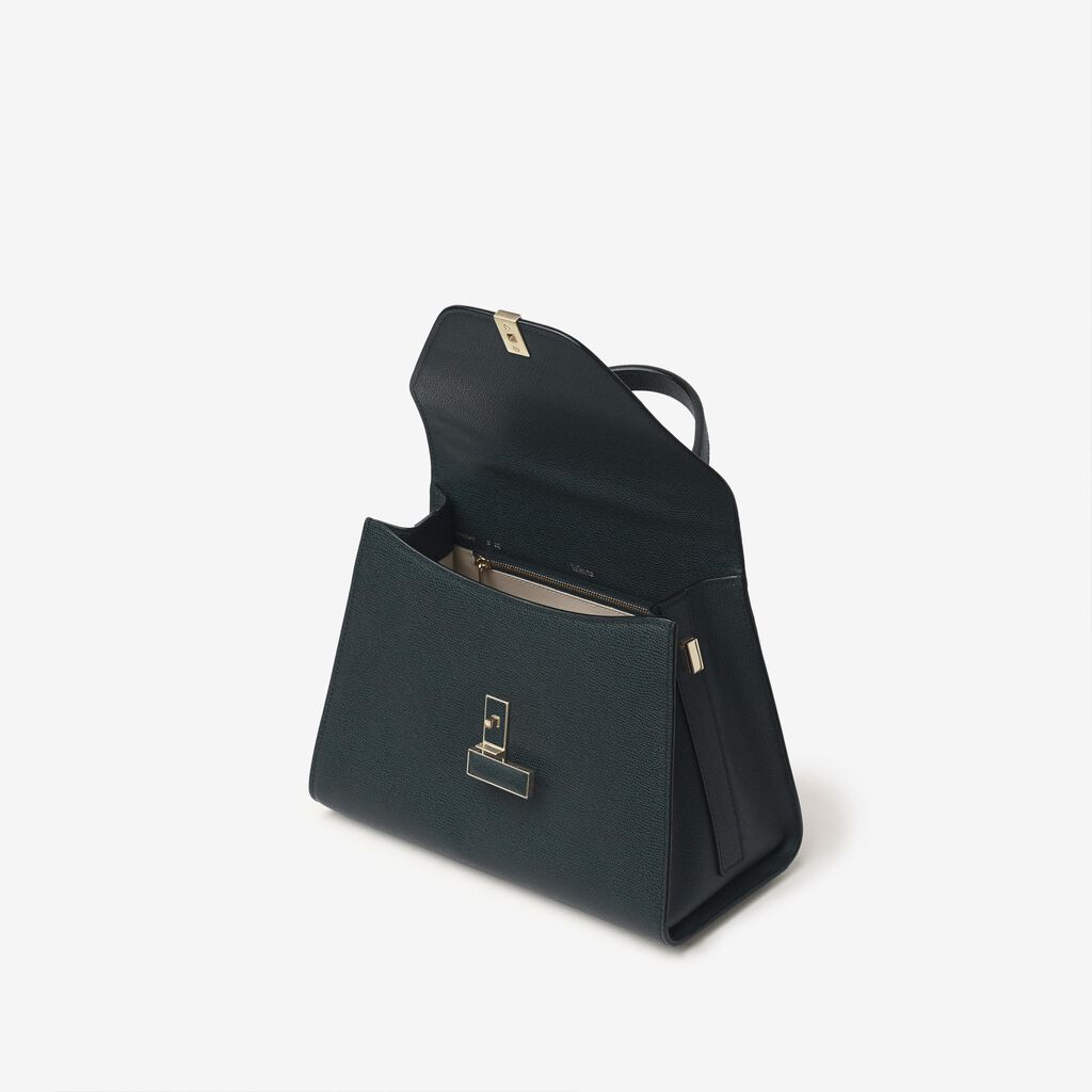 Valextra Borsa A Mano Media In Pelle Verde | Valextra Iside