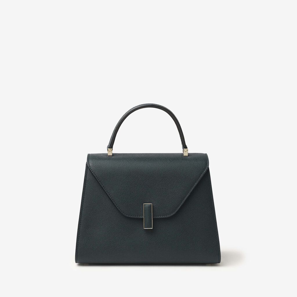 Valextra Borsa a mano Media in Pelle Verde | Valextra Iside