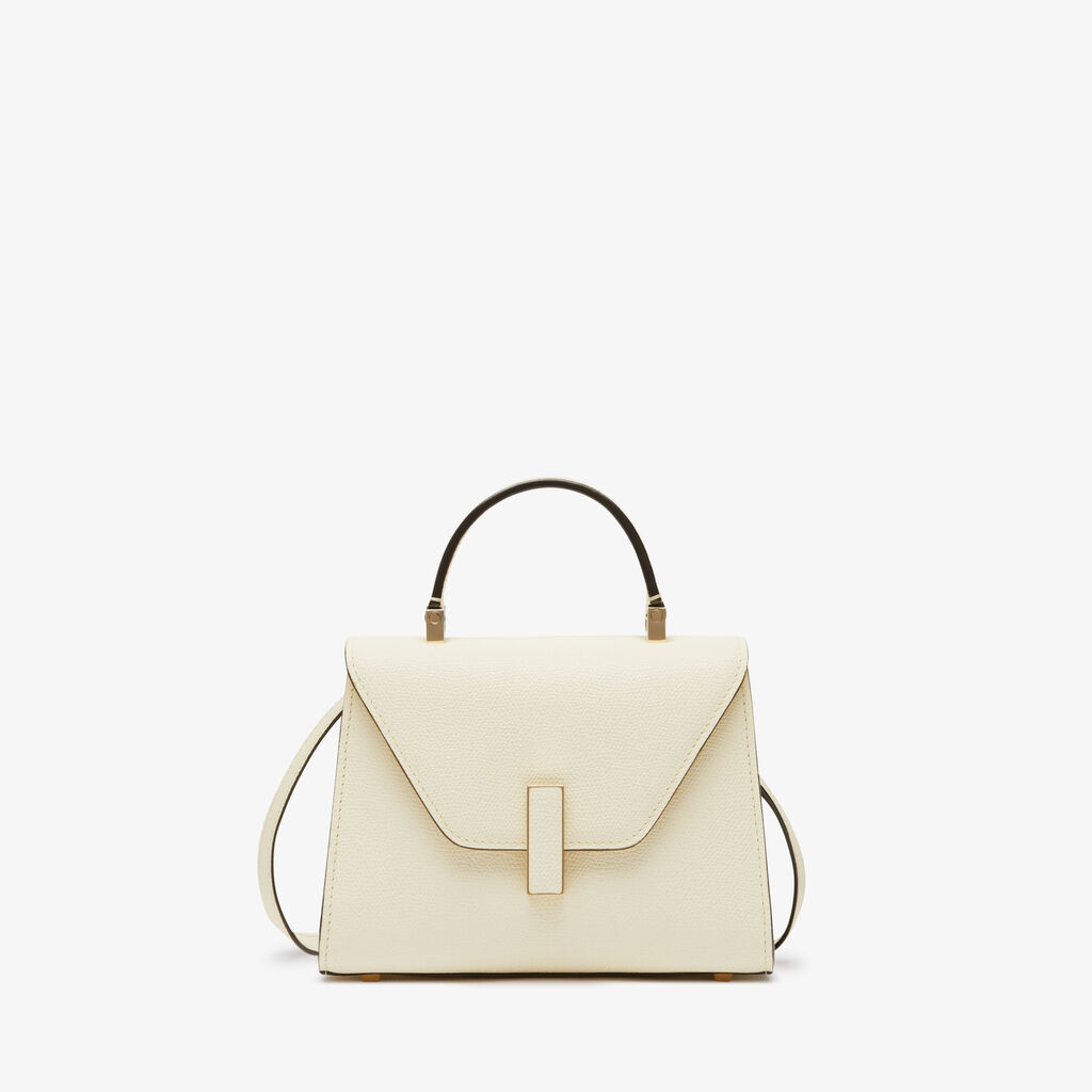 Valextra Borsa a mano Micro in Pelle Bianca | Valextra Iside Valextra Borsa a mano Micro in Pelle Bianca | Valextra Iside