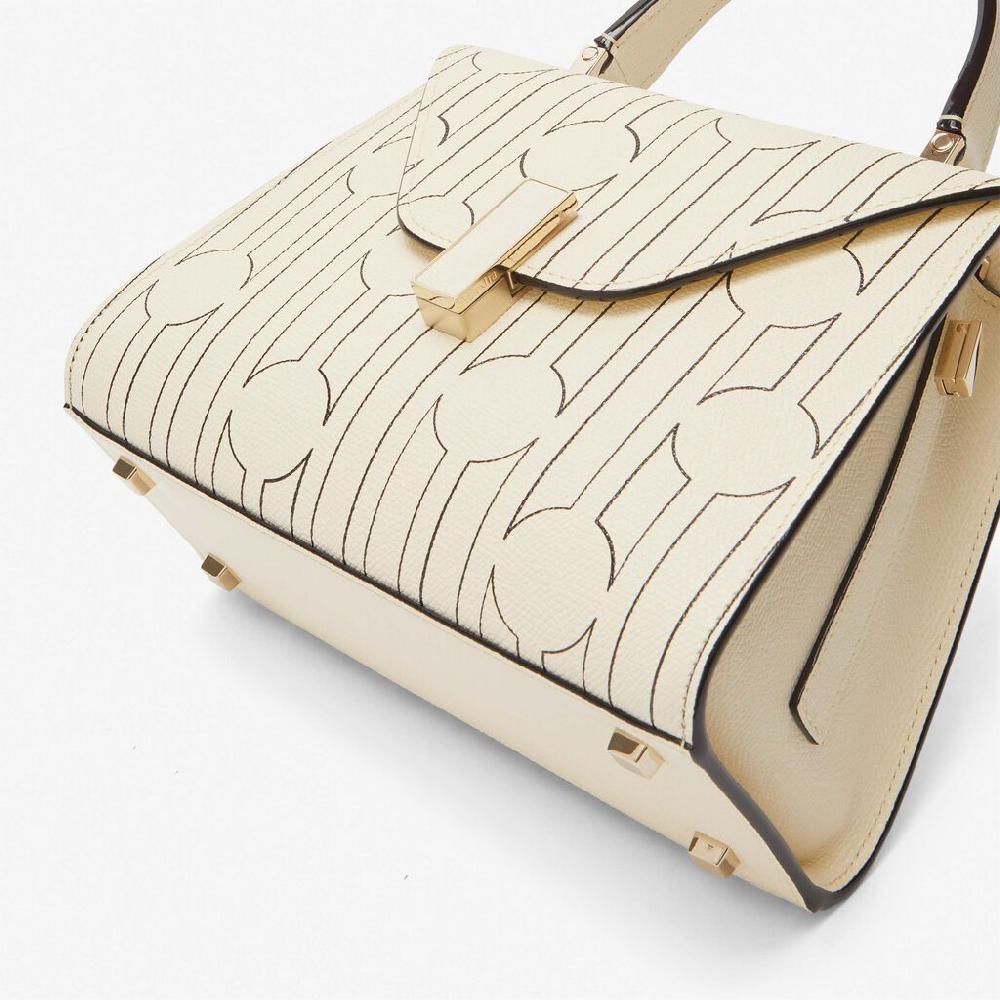 Valextra Borsa A Mano Mini Da Donna Bianca E Nera | Valextra Iside