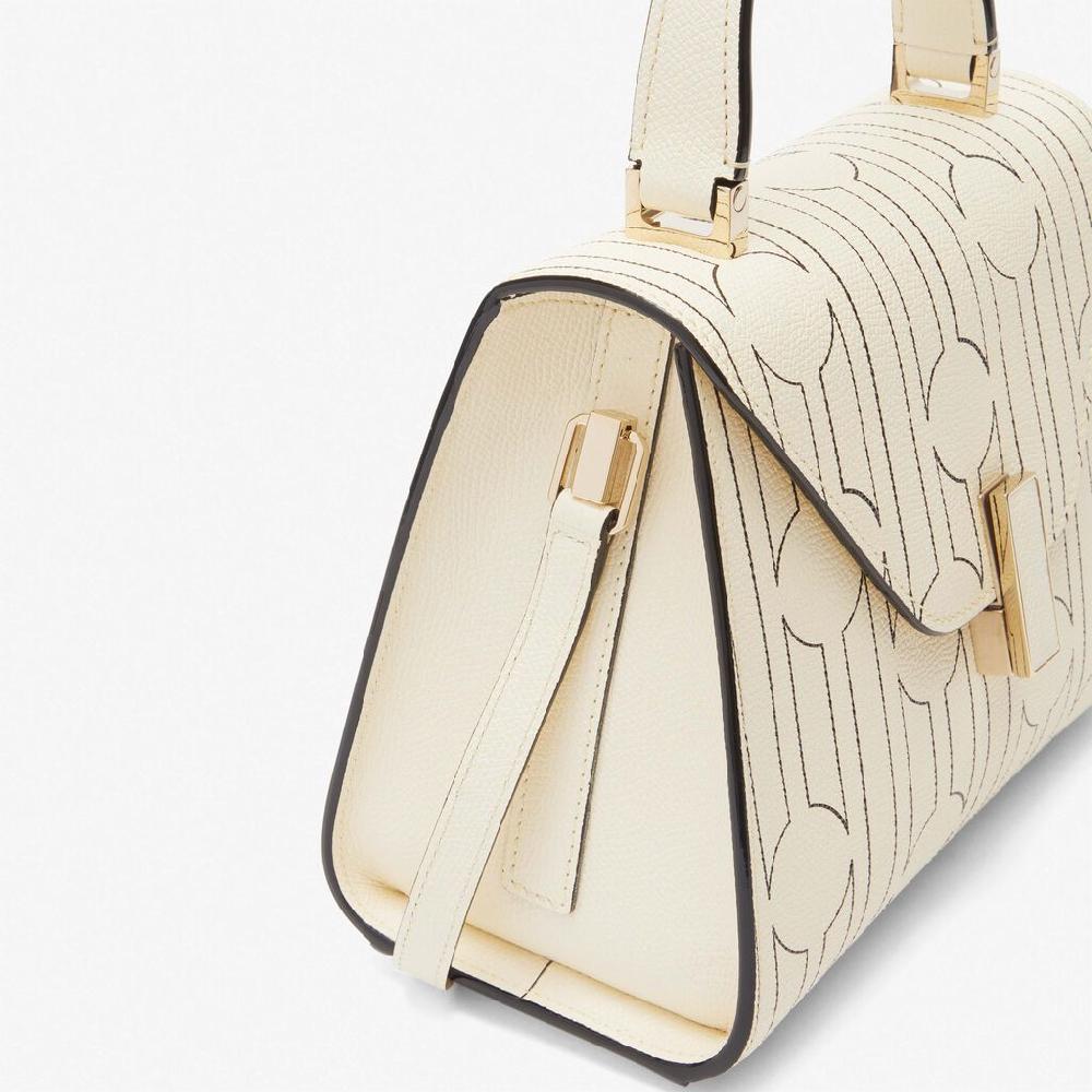 Valextra Borsa A Mano Mini Da Donna Bianca E Nera | Valextra Iside