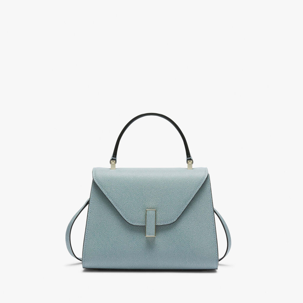 Valextra Borsa a mano Mini in Pelle Blu | Valextra Iside