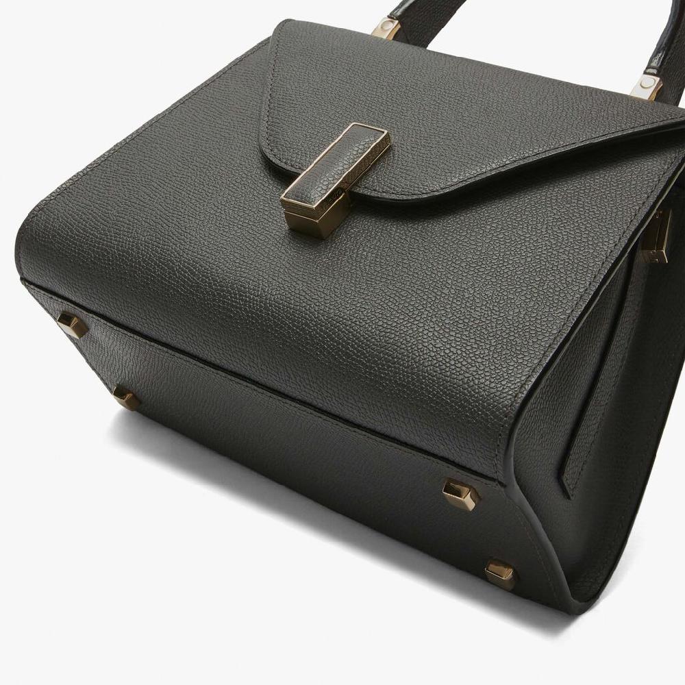 Valextra Borsa A Mano Mini In Pelle Grigia | Valextra Iside