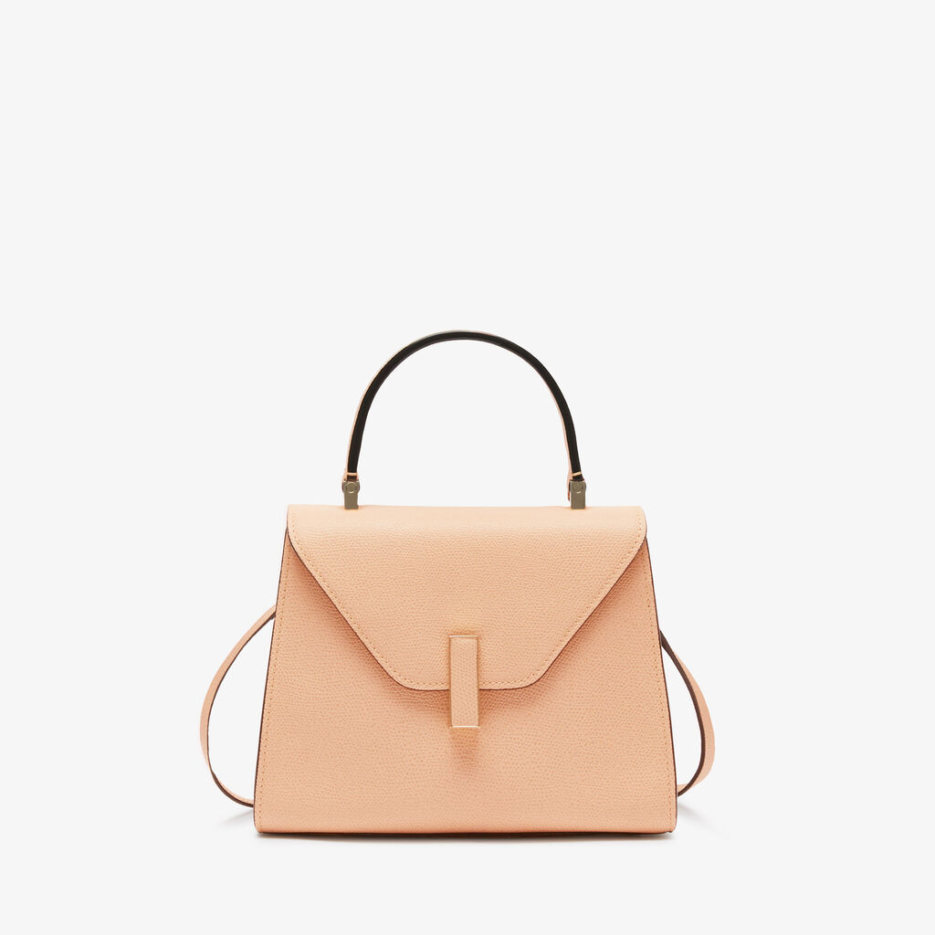 Valextra Borsa a mano Mini in Pelle Rosa Cipria | Valextra Iside