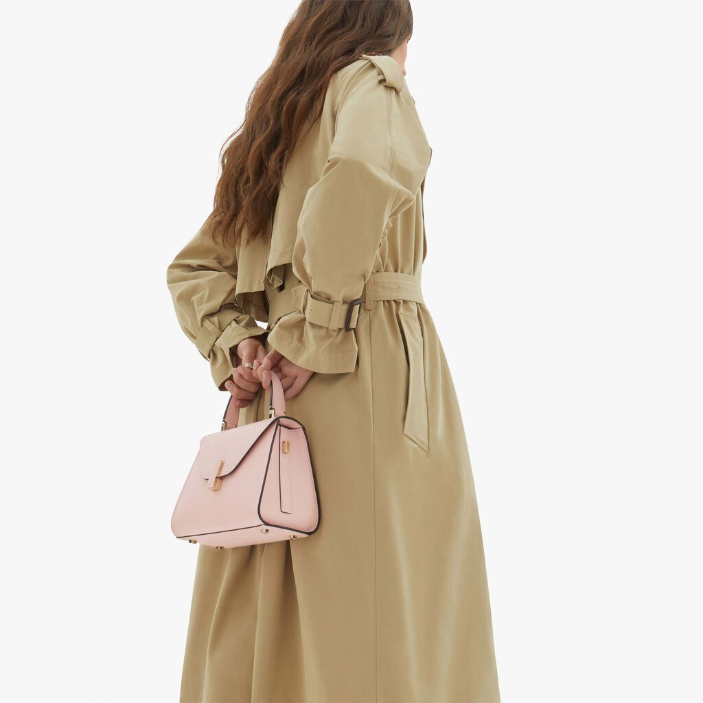 Valextra Borsa A Mano Mini In Pelle Rosa | Valextra Iside