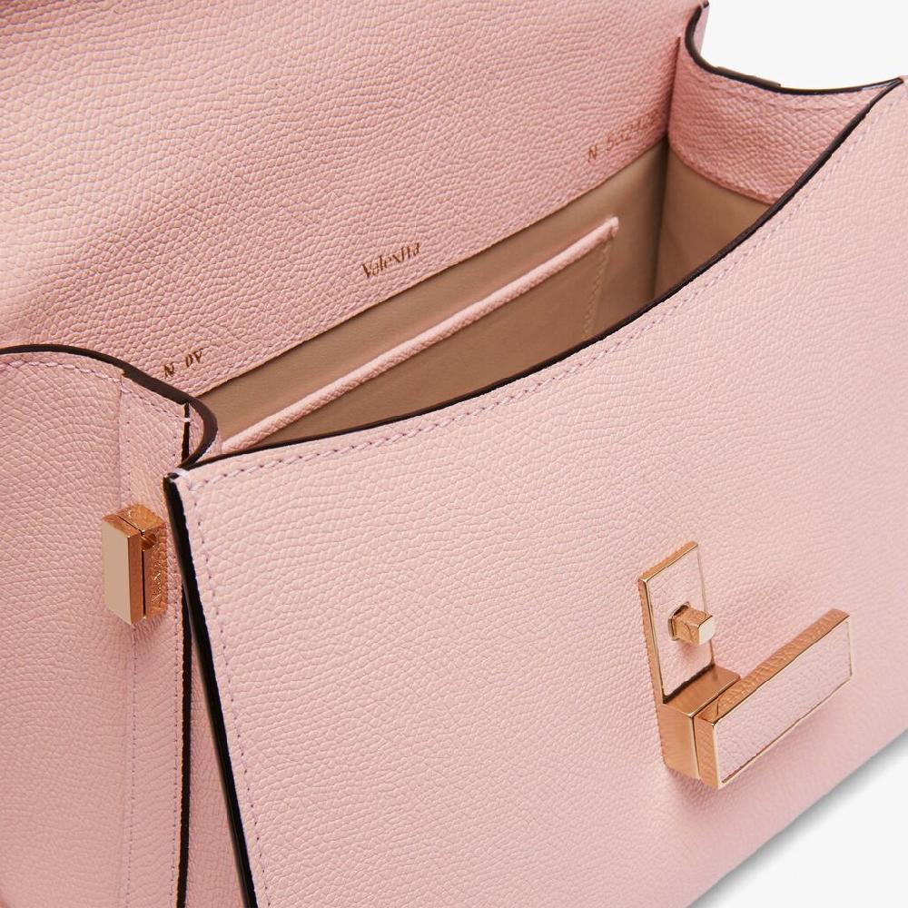 Valextra Borsa A Mano Mini In Pelle Rosa | Valextra Iside