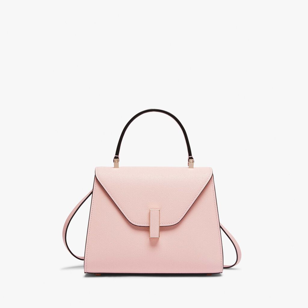 Valextra Borsa a mano Mini in Pelle Rosa | Valextra Iside