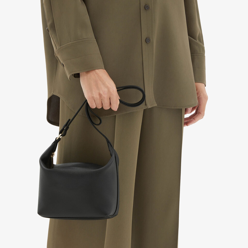 Valextra Borsa A Mano Mochi Da Donna Di Lusso In Pelle Nera | Valextra