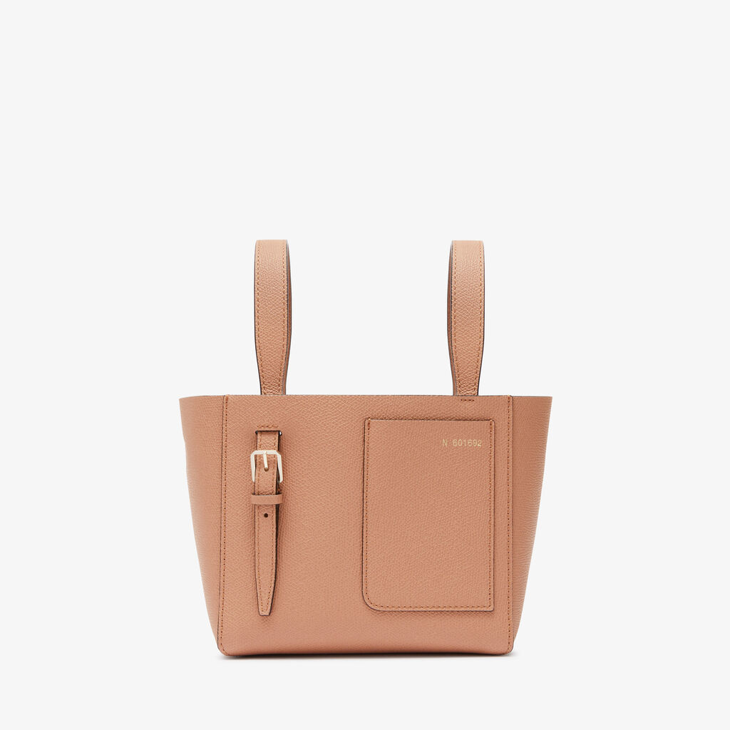 Valextra Borsa a secchiello da Donna di Lusso in Pelle Marrone | Valextra Soft