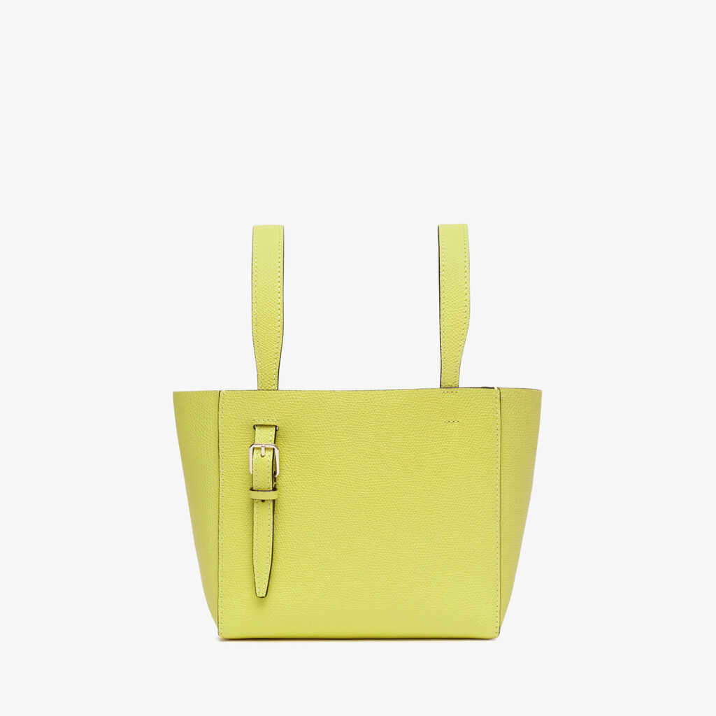 Valextra Borsa A Secchiello Da Donna In Pelle Gialla | Valextra Soft