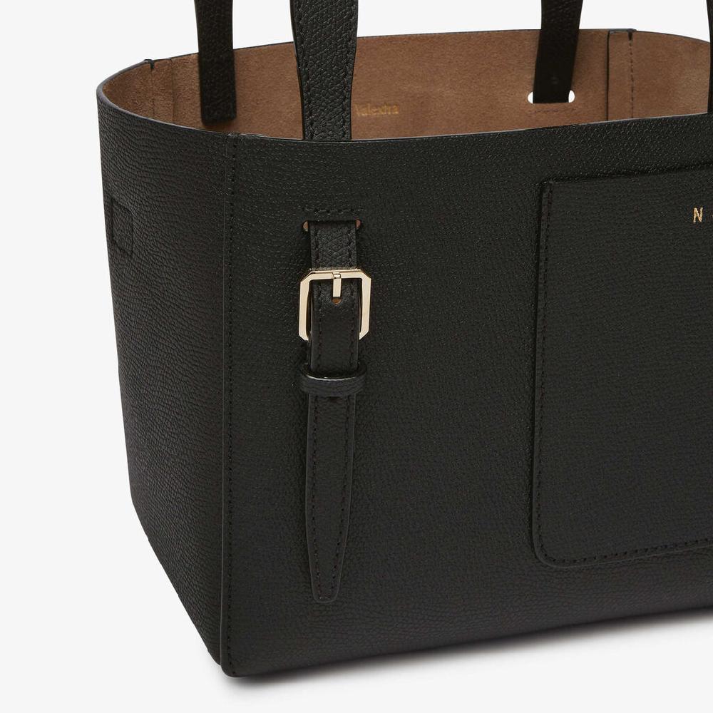 Valextra Borsa A Secchiello Da Donna In Pelle Nera | Valextra Soft