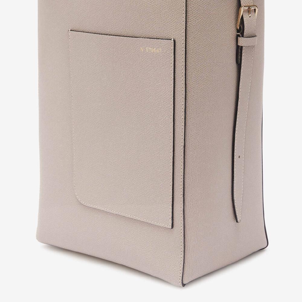 Valextra Borsa A Secchiello Da Donna In Pelle Rigida Rosa | Valextra Soft