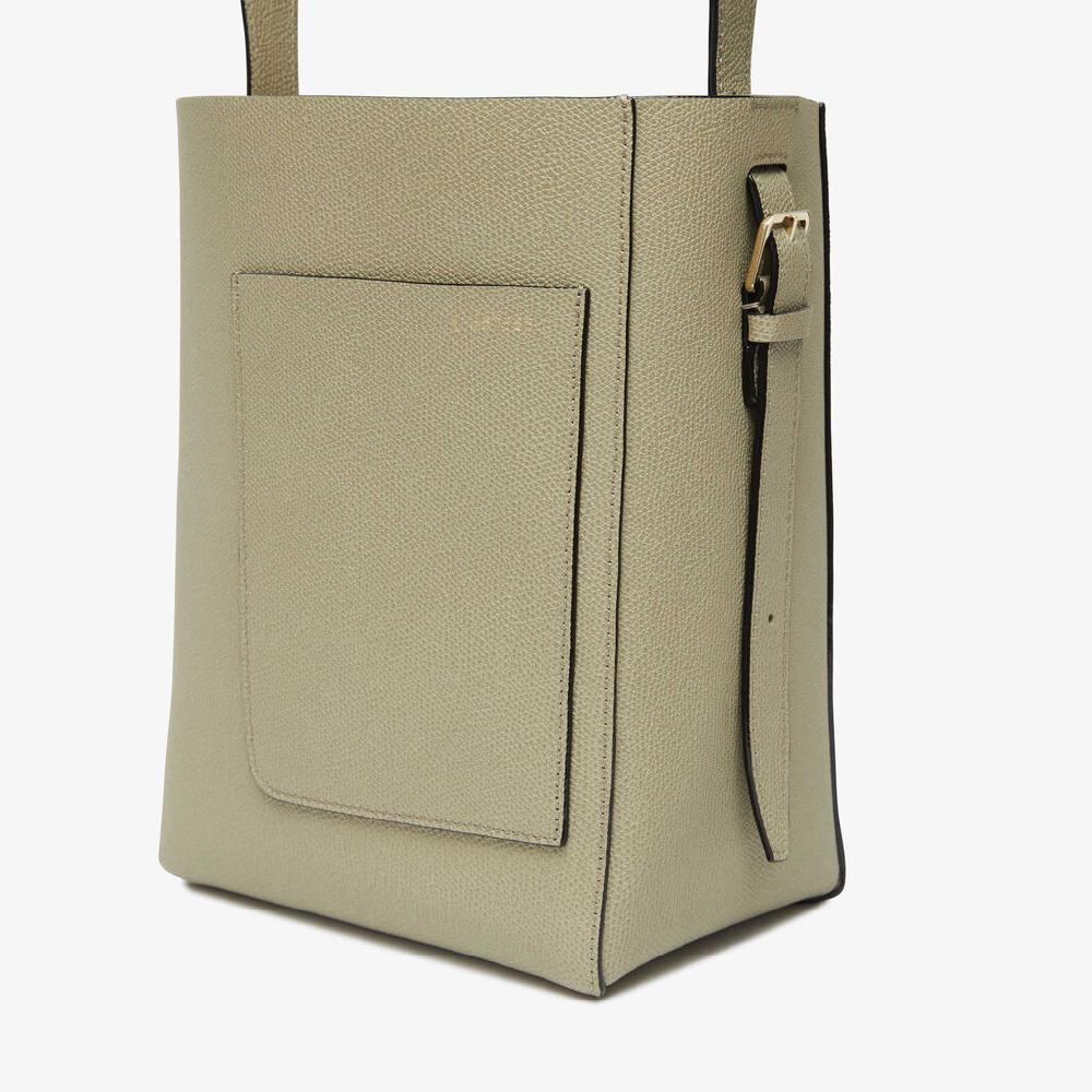 Valextra Borsa A Secchiello Da Donna In Pelle Verde Tundra | Valextra Soft