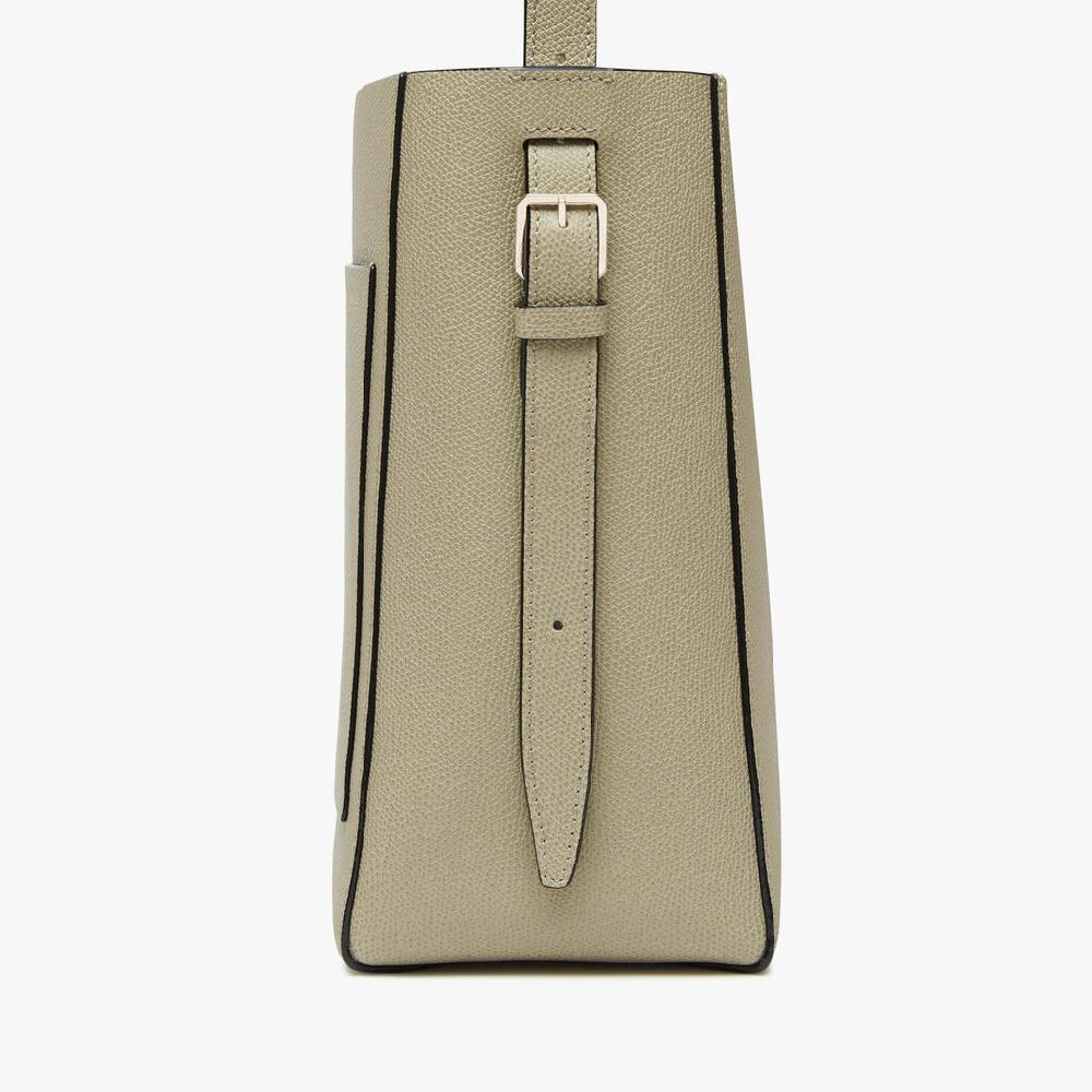 Valextra Borsa A Secchiello Da Donna In Pelle Verde Tundra | Valextra Soft