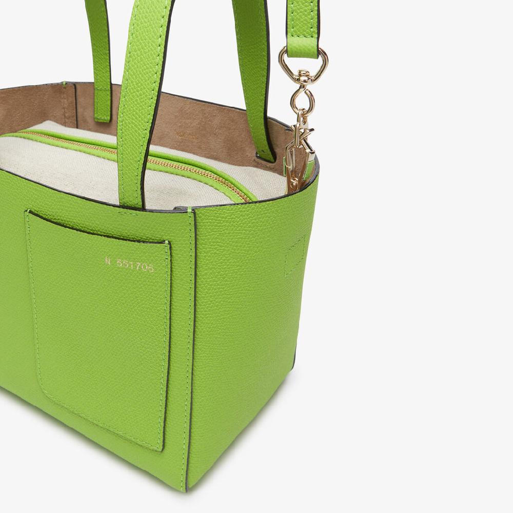 Valextra Borsa A Secchiello Da Donna In Pelle Verde | Valextra Soft