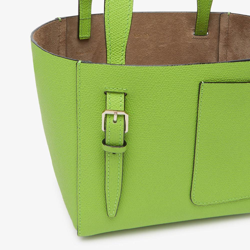 Valextra Borsa A Secchiello Da Donna In Pelle Verde | Valextra Soft