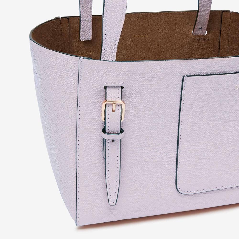 Valextra Borsa A Secchiello Donna Di Lusso In Pelle Lilla | Valextra Soft