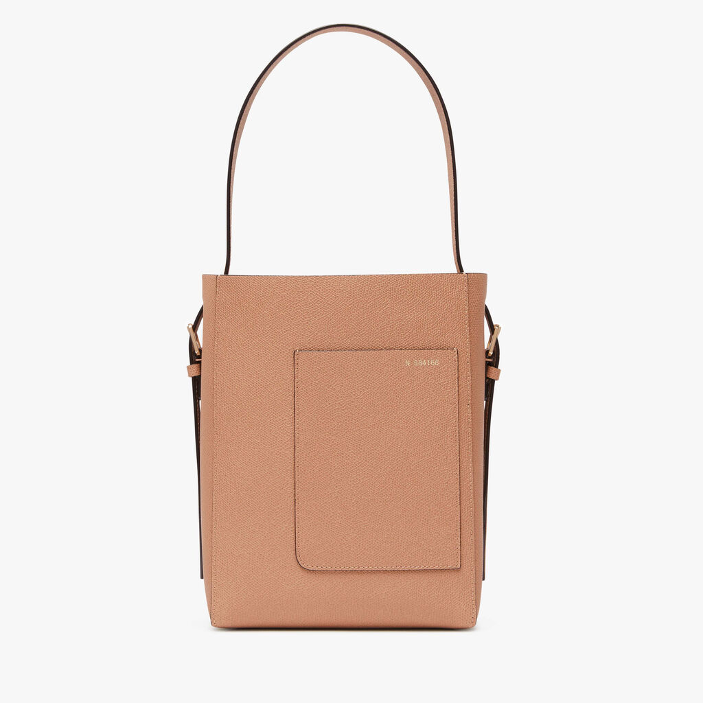 Valextra Borsa a secchiello Donna Mini in Pelle Marrone | Valextra Soft