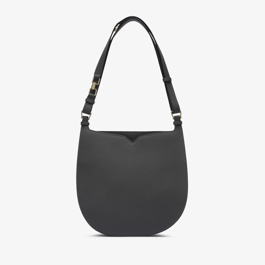 Valextra Borsa a spalla da Donna in Pelle Grigia | Valextra Hobo