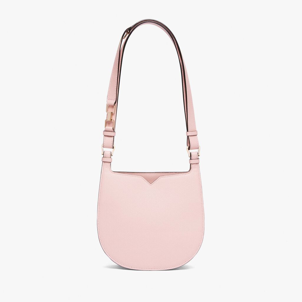 Valextra Borsa a spalla Mini in Pelle Rosa | Valextra Hobo