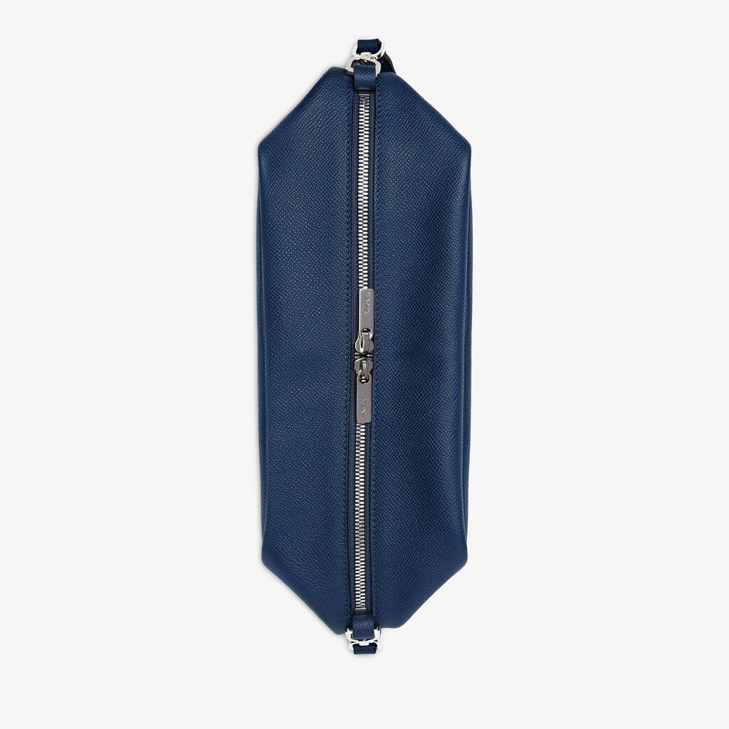 Valextra Borsa A Tracolla Da Donna Di Lusso In Pelle Blu Zaffiro | Valextra