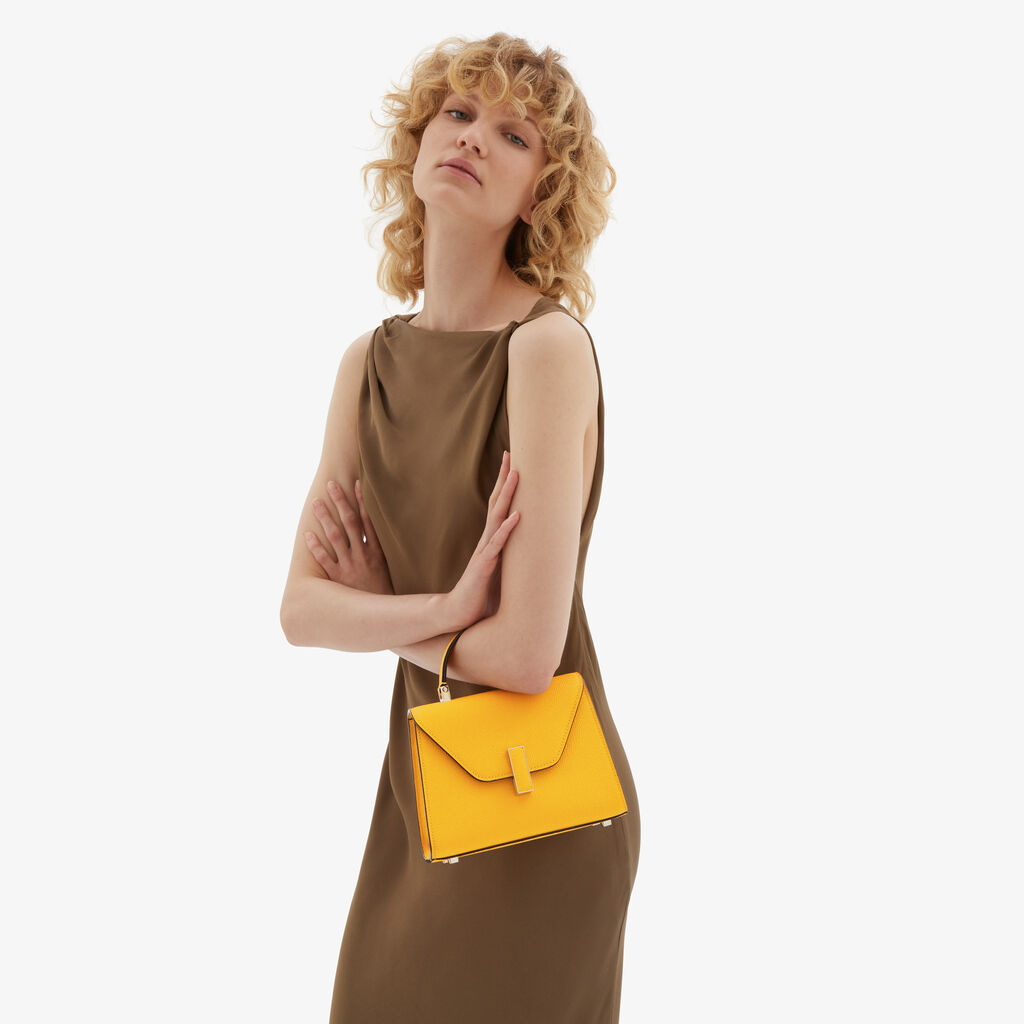 Valextra Borsa A Tracolla Da Donna In Pelle Gialla | Valextra Iside