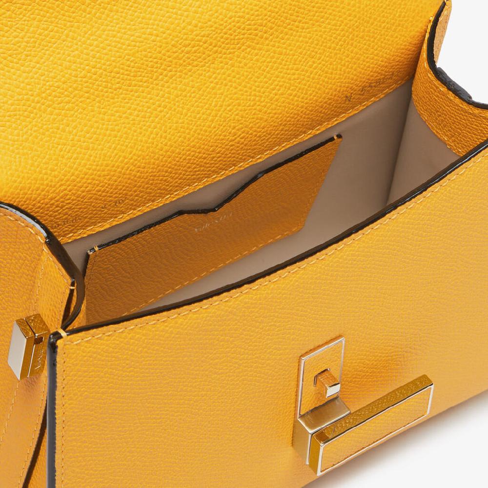 Valextra Borsa A Tracolla Da Donna In Pelle Gialla | Valextra Iside