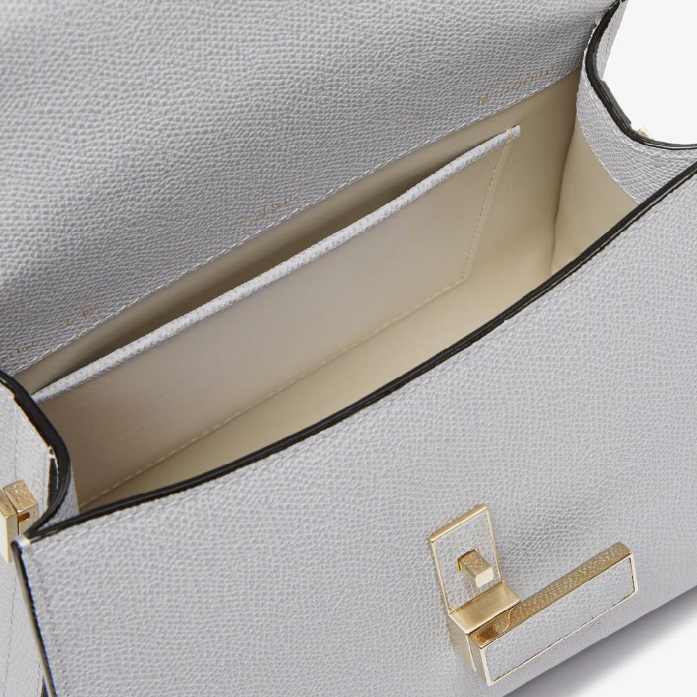 Valextra Borsa A Tracolla Da Donna In Pelle Grigia | Valextra Iside