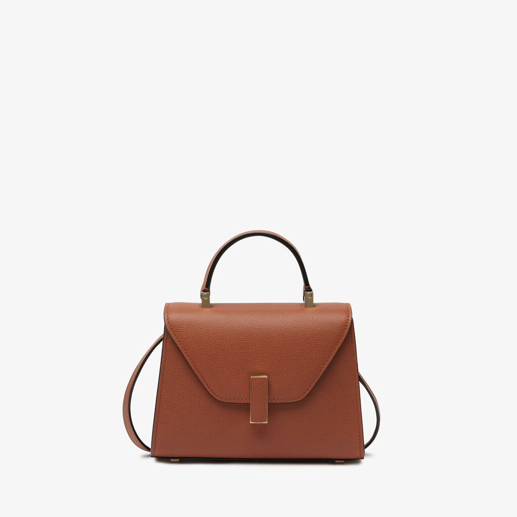 Valextra Borsa a tracolla da Donna in Pelle Marrone | Valextra Iside