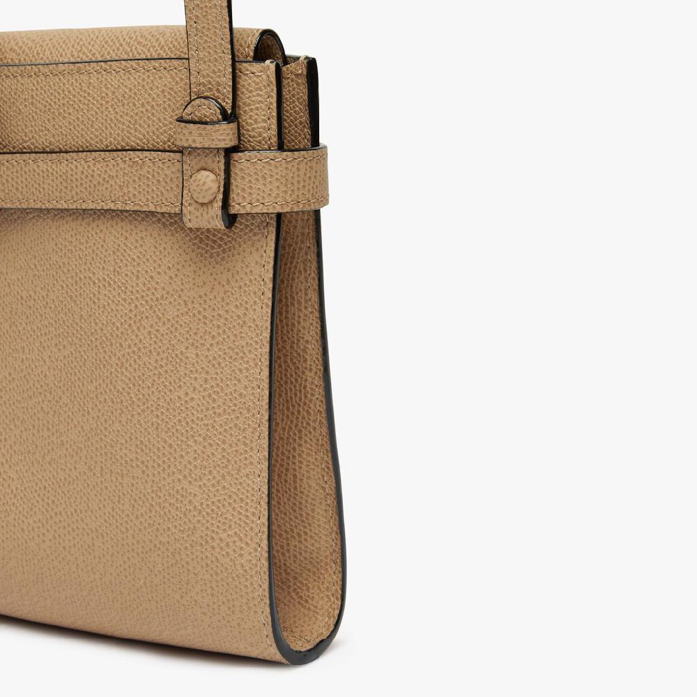 Valextra Borsa A Tracolla Da Donna In Pelle Rigida Beige | Valextra Brera