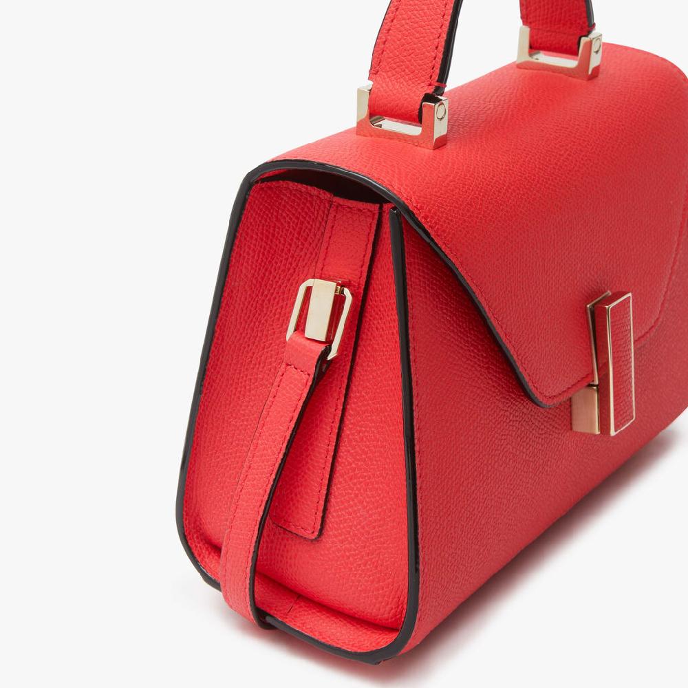 Valextra Borsa A Tracolla Da Donna In Pelle Rigida Rossa | Valextra Iside