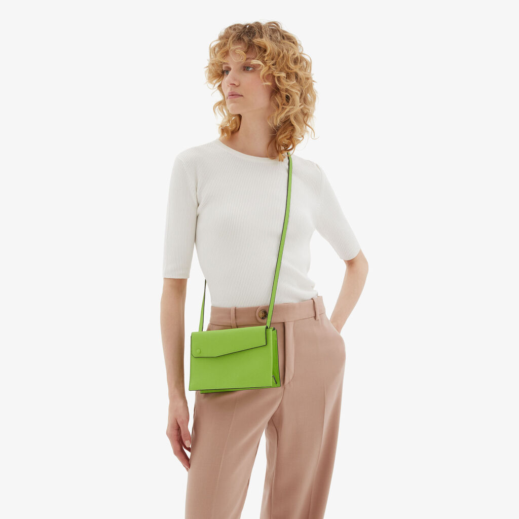 Valextra Borsa A Tracolla Da Donna In Pelle Verde | Valextra Pocket