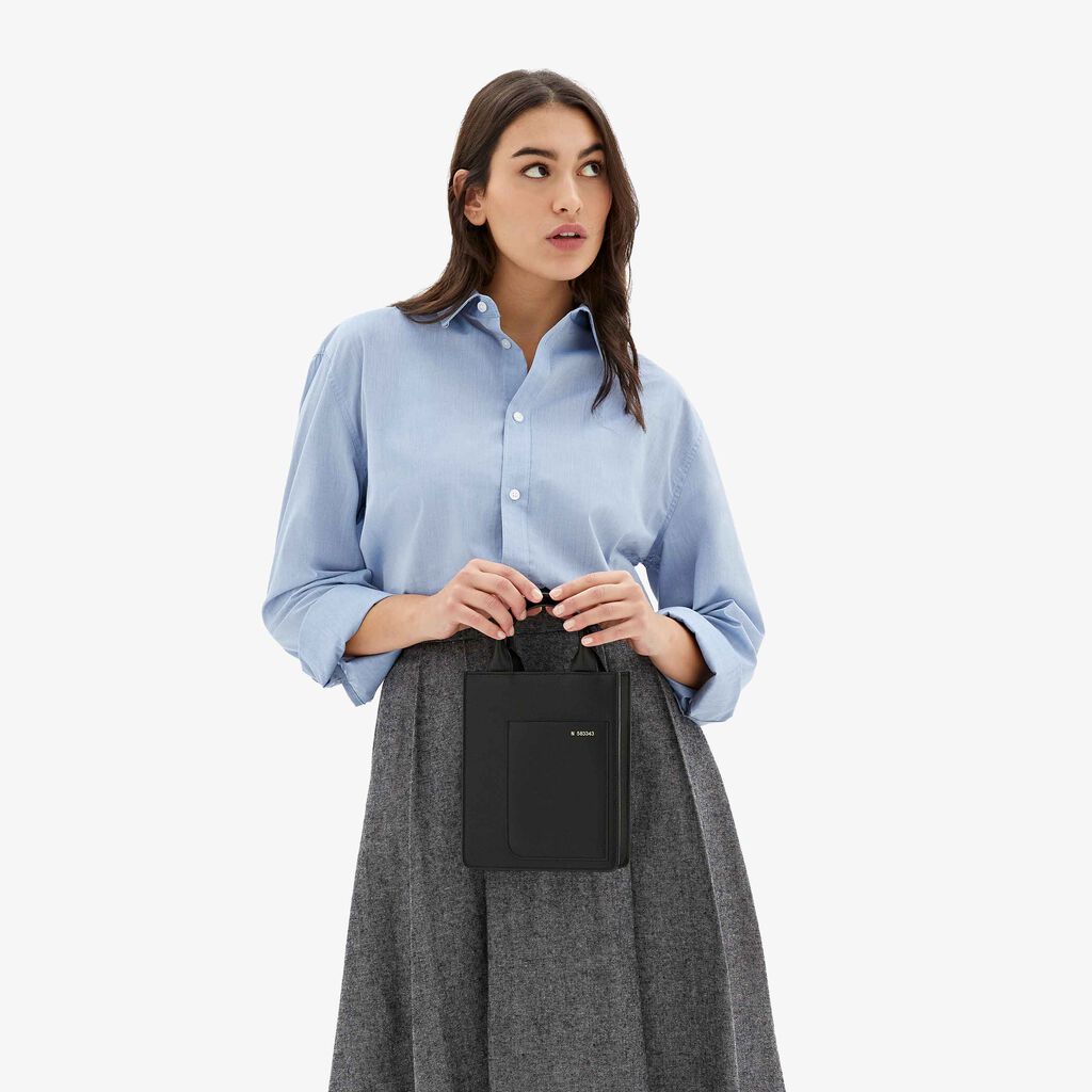 Valextra Borsa A Tracolla Donna Di Lusso In Pelle Nera | Valextra Boxy