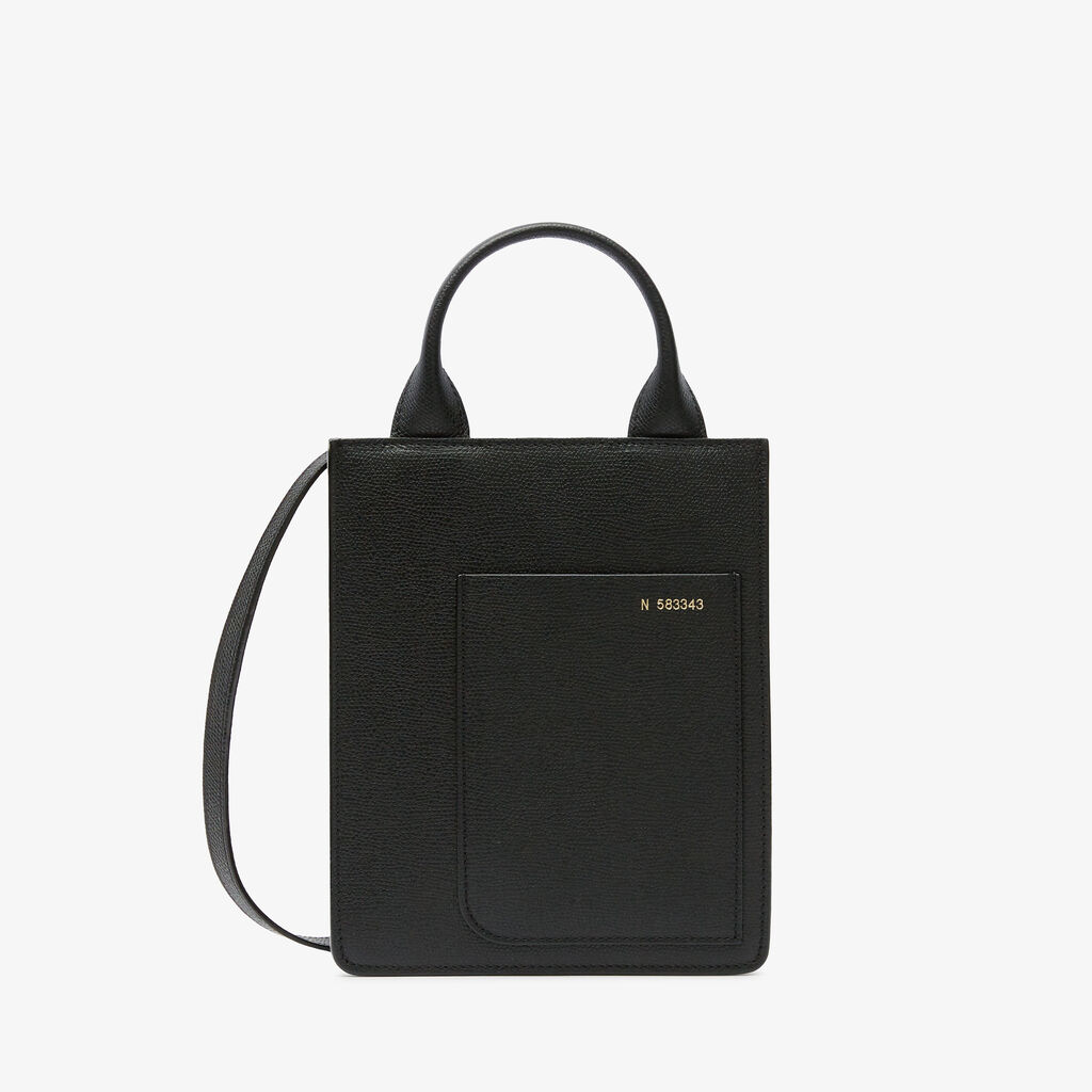 Valextra Borsa a tracolla Donna di Lusso in Pelle Nera | Valextra Boxy