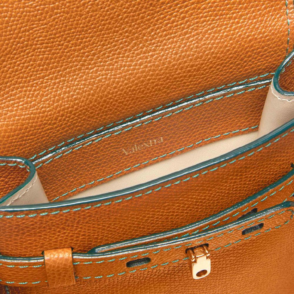 Valextra Borsa A Tracolla Micro In Pelle Marrone | Valextra Brera