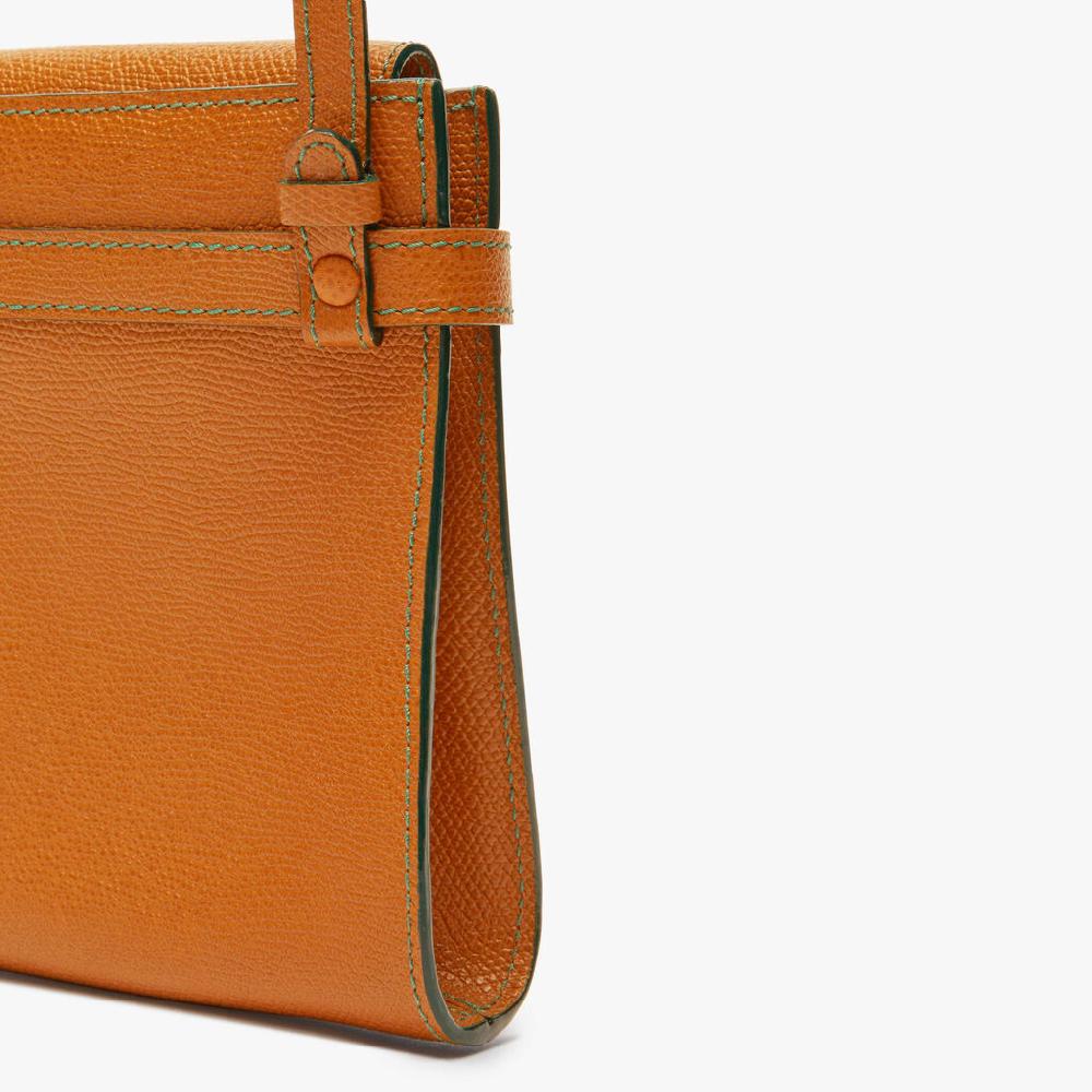 Valextra Borsa A Tracolla Micro In Pelle Marrone | Valextra Brera