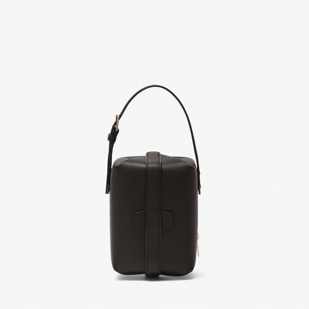 Valextra Borsa A Tracolla Mini In Pelle Nera | Valextra Tric Trac