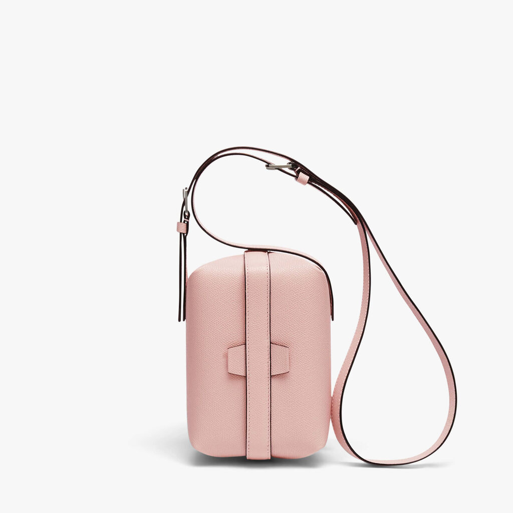 Valextra Borsa a tracolla Mini in Pelle Rosa | Valextra Tric Trac