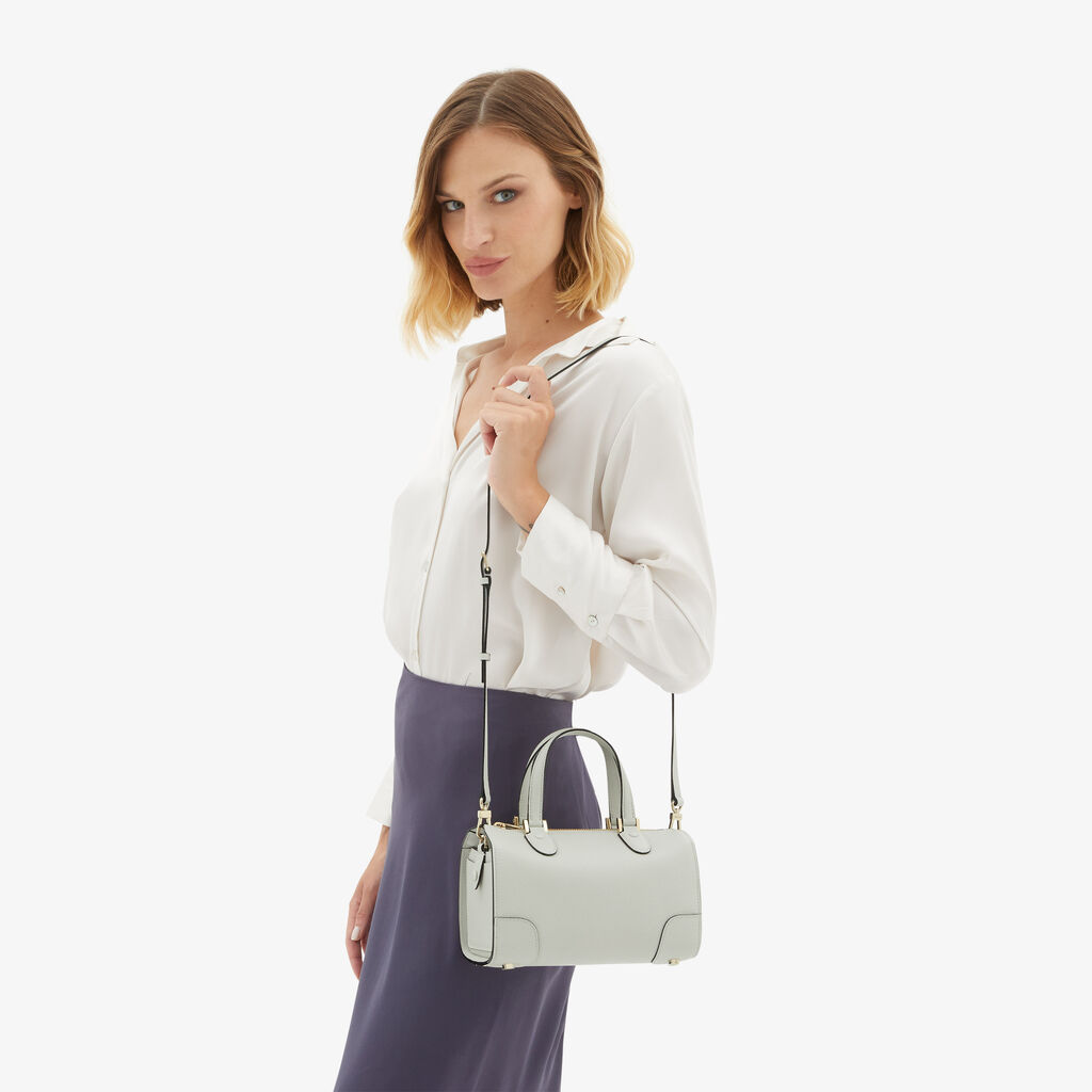 Valextra Borsa Bauletto Da Donna Di Lusso In Pelle Bianca | Valextra Babila