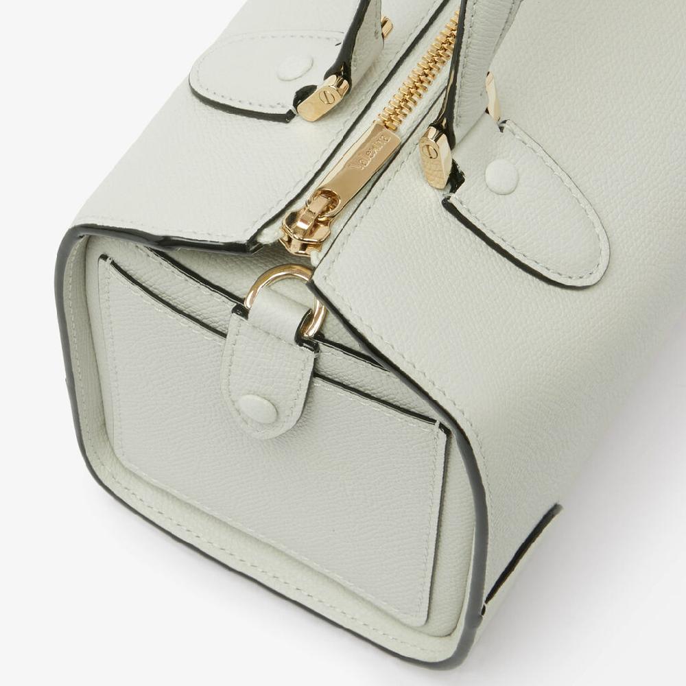 Valextra Borsa Bauletto Da Donna Di Lusso In Pelle Bianca | Valextra Babila