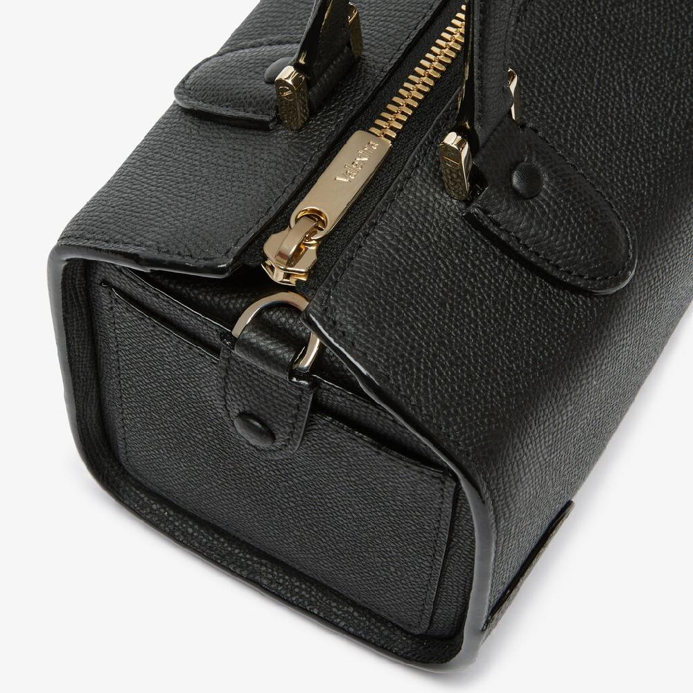 Valextra Borsa Bauletto Mini Elegante In Pelle Nera | Valextra Babila