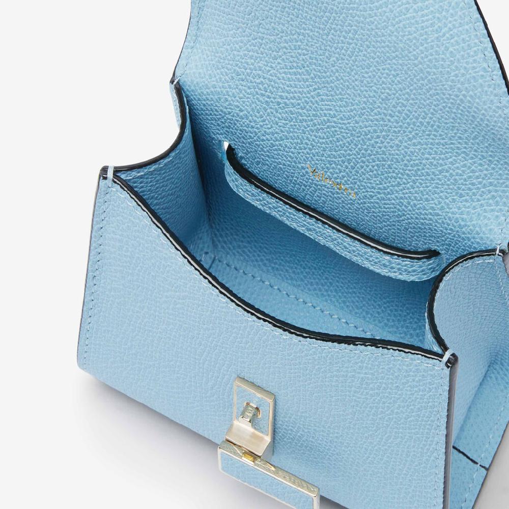 Valextra Borsa Cintura Da Donna Di Lusso In Pelle Blu | Valextra Iside