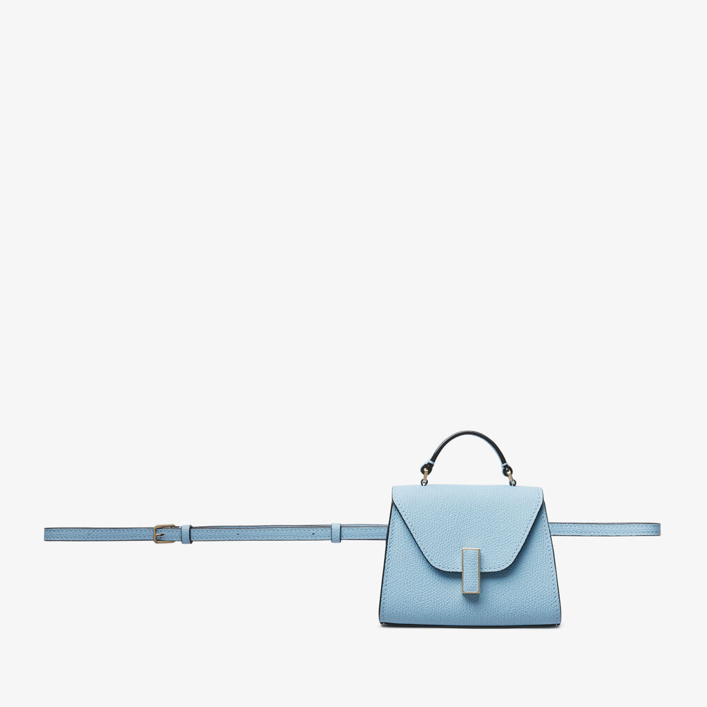 Valextra Borsa cintura da Donna di Lusso in Pelle Blu | Valextra Iside