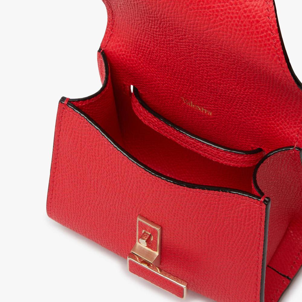 Valextra Borsa Cintura Da Donna Di Lusso In Pelle Rossa | Valextra Iside