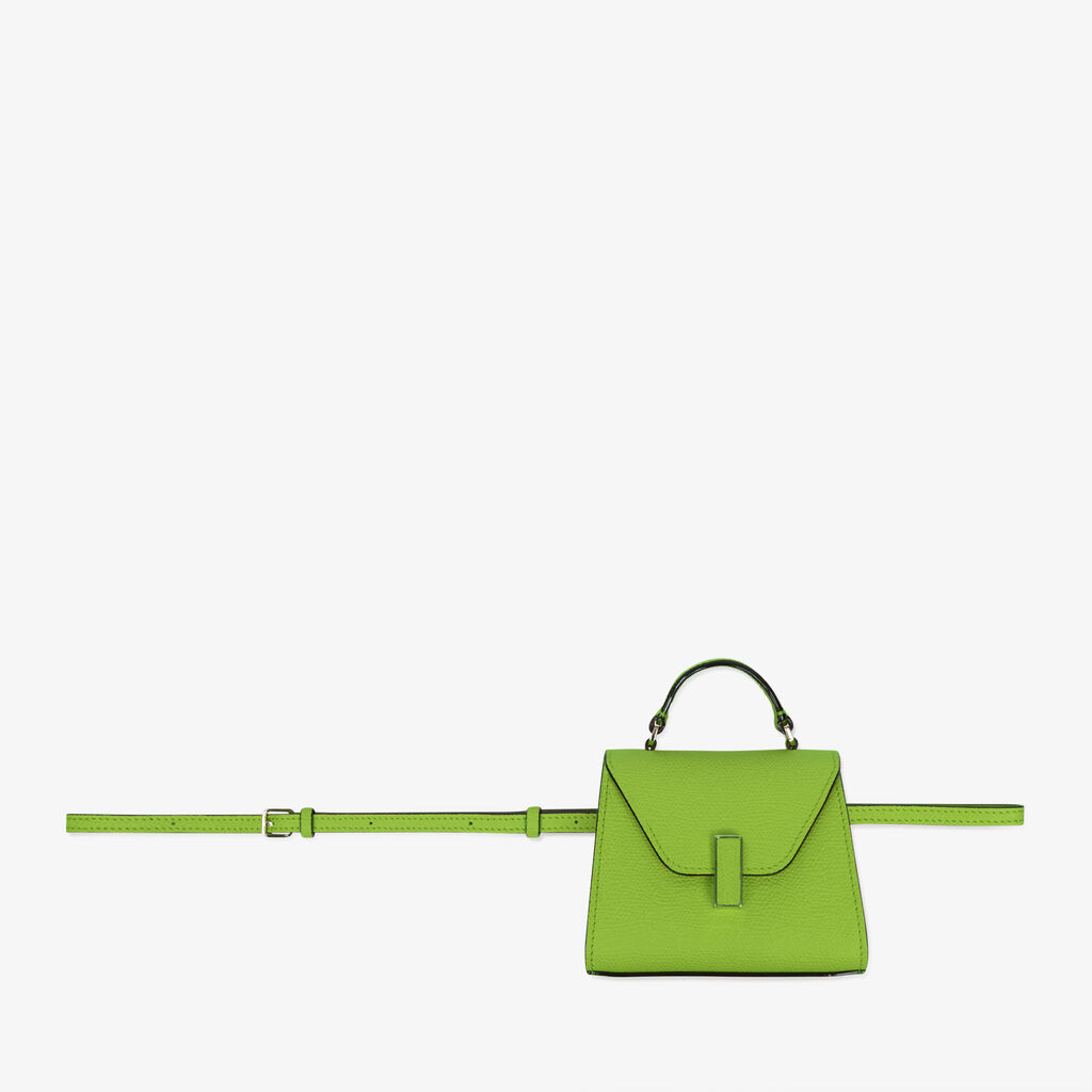 Valextra Borsa Cintura da Donna in Pelle Verde | Valextra Iside
